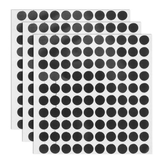 BESTYASH 3 Sheets Billiard Position Markers Black Round Dots for Various Occasions