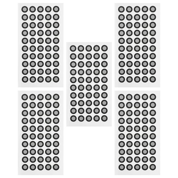 WORGEOUS 3d Scanning Marker 5 Sheets 50 Dots Per Sheet 3d Scanning Diffuse Reflection Markers 3d Tracking Dot Reference Point Markers For 3d Scanner Supplies 0.15mm