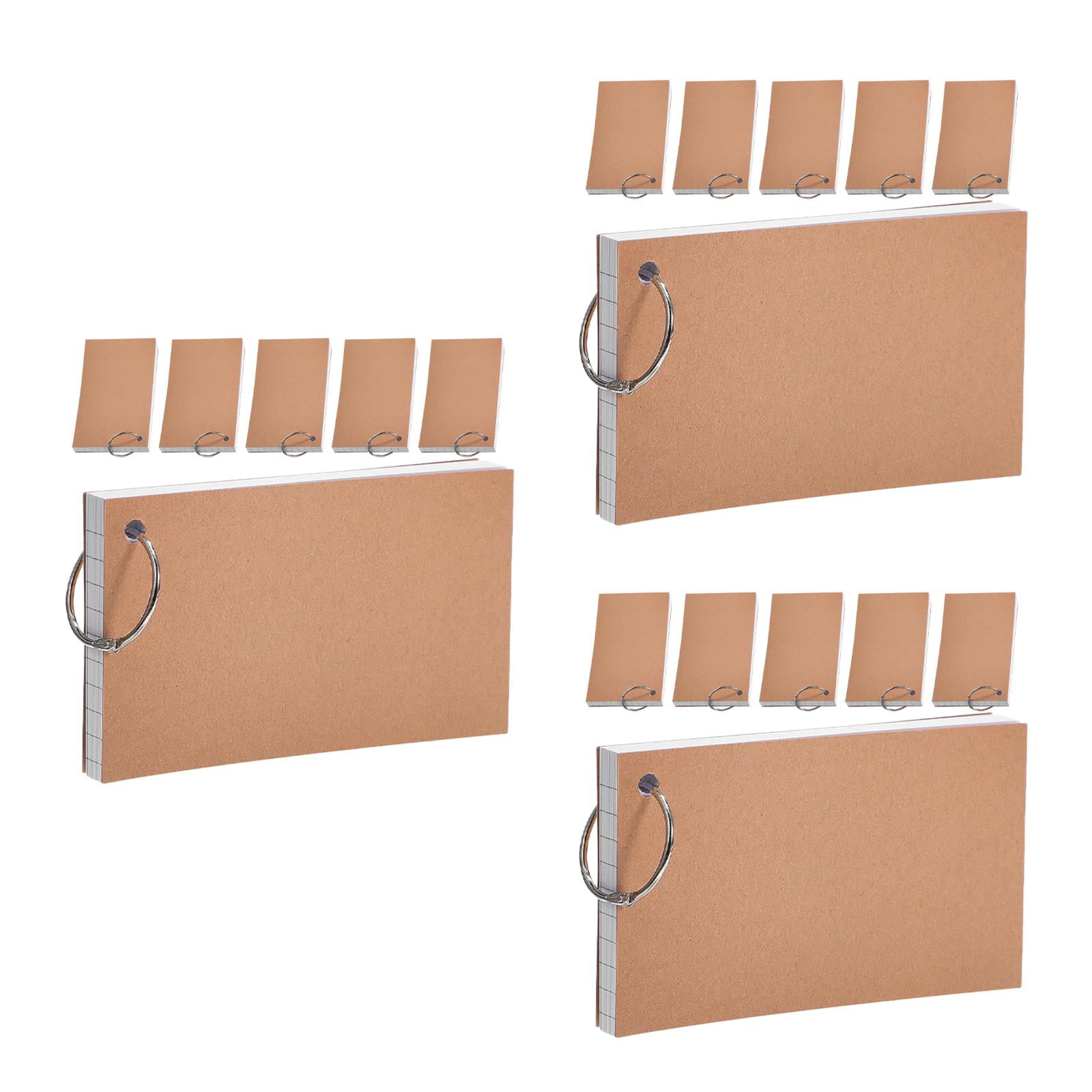 GOOHOCHY 3pcs 6 Books Small Memo Pads Lined Notepads Study Flash Cards Note Taking Office Notepads Memo Pads Lined Flash Cards