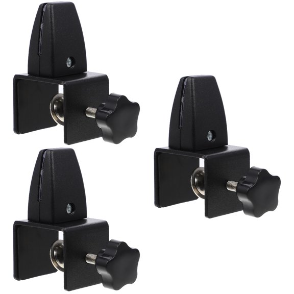 WORGEOUS 3pcs Adjustable Partition Clamp Sneeze Guard Support Clamp Desk Divider Bracket