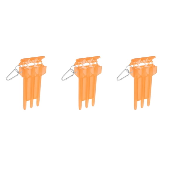WORGEOUS 3-Piece Sports Darts Case Set with Bottle Opener and Keychain Buckle in Orange