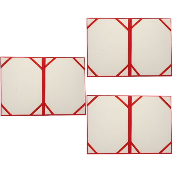 WORGEOUS 3pcs Diploma Holder Certificate Envelope Holder Award Certificate Cover Certificate Paper Cover