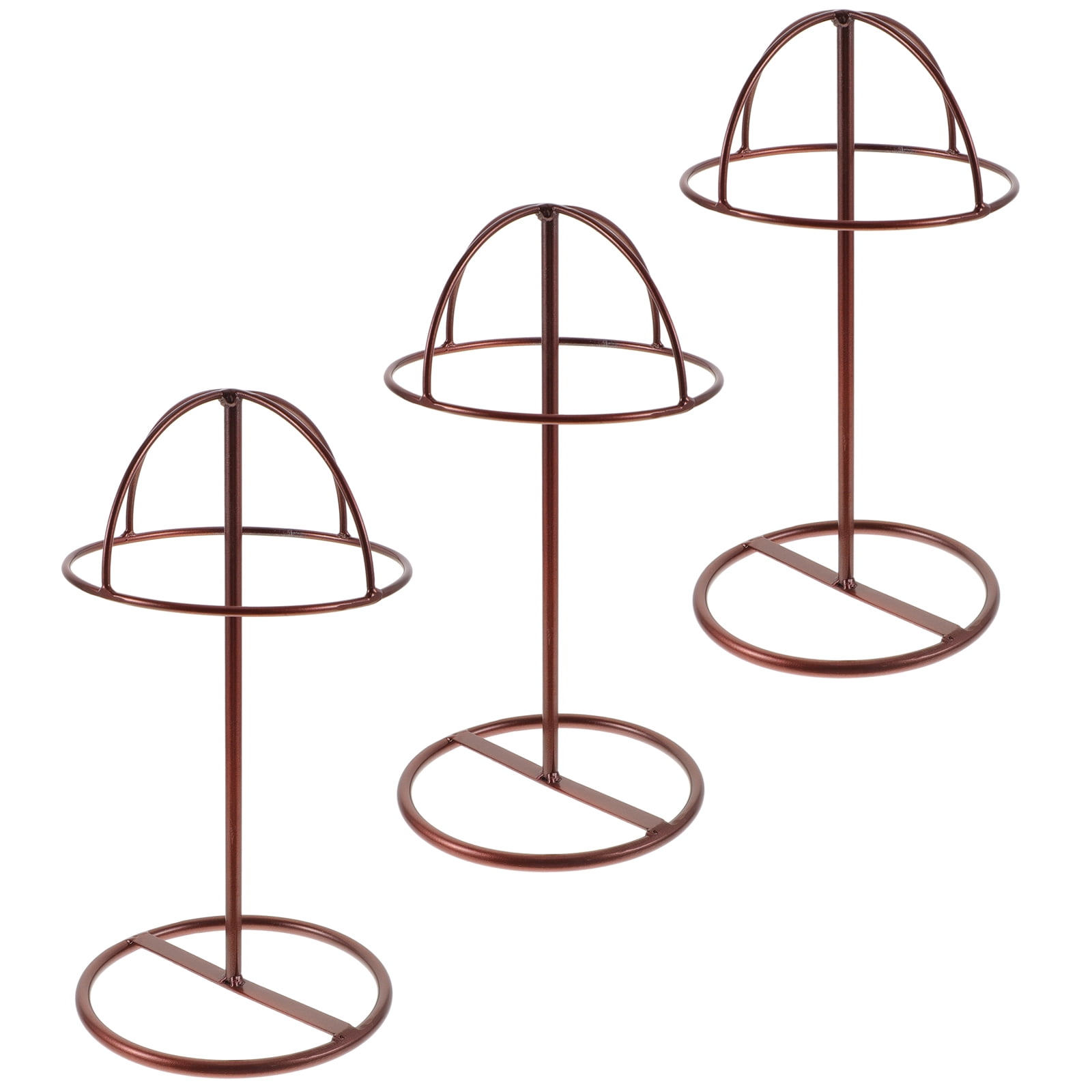 GOOHOCHY Hat Stand Rack Iron 3Pcs For Hat Display Commercial Use ...