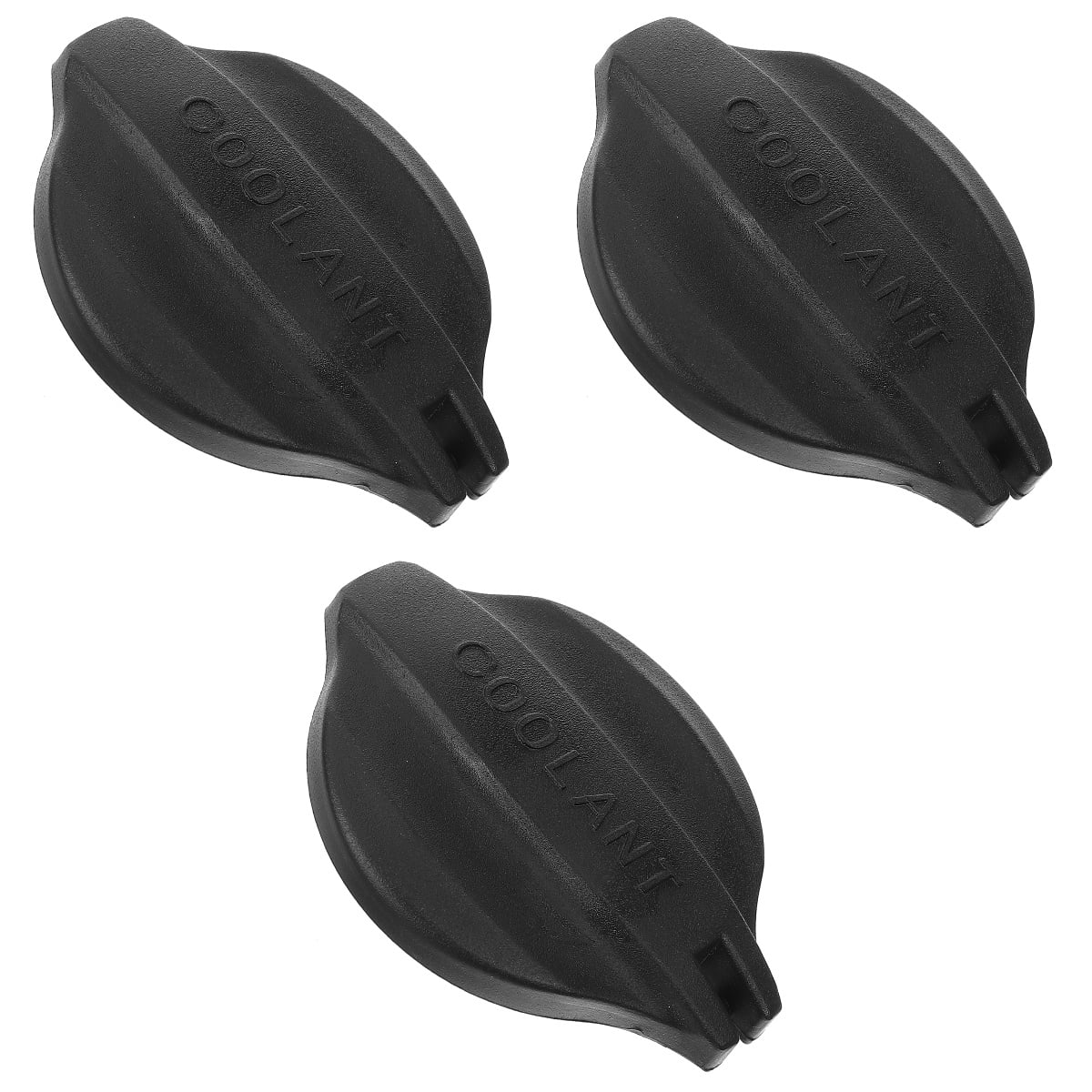 WORGEOUS 3pcs Engine Radiator Cap Coolant Water Tank Reservoir Cap Plastic Cover Protective Lid
