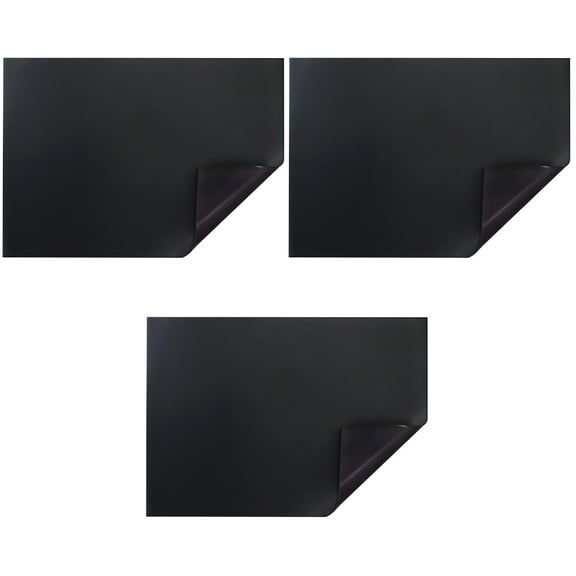 WORGEOUS 3pcs Magnetic Blackboard Kitchen Fridge Sticker Mini Chalkboard Planner Message Board