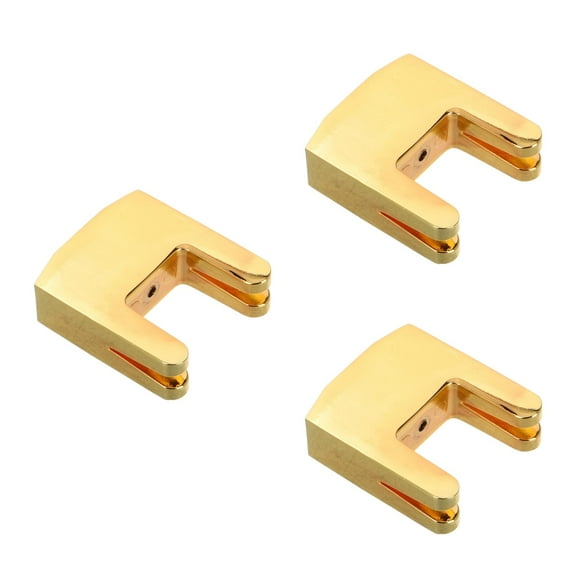 GOOHOCHY Raindrops 3pcs Metal Violin Mute for Heavy Practice Golden Fiddle Silent Parts Suitable for 3/4 4/4 Cello Violin Viola
