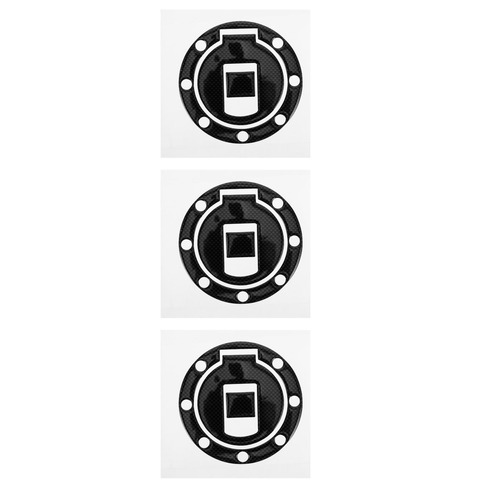 WORGEOUS 3pcs Motorcycle Gas Tank Cap Sticker Tank Pad Decal Stickers Tank Protector Compatible With Yamaha Fzr250xjr400 Horizon New Feel 250 350