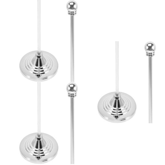 WORGEOUS 3pcs Office Flag Holder Desktop Flag Stand Indoor Flag Pole Holder Table Flagpole