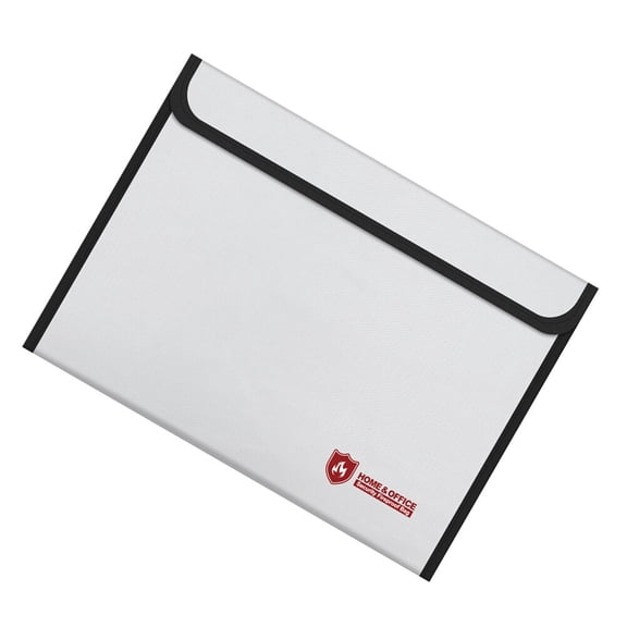WORGEOUS 3pcs Safety File Bag Fireproof Safe Storage Bag Documents Bag Waterproof Files Bag