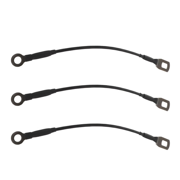 WORGEOUS 3-Piece Tailgate Cable Support Kit for Pickup Trucks and SUVs - Rear Lift Support Straps with Tailgate Hardware Replacement