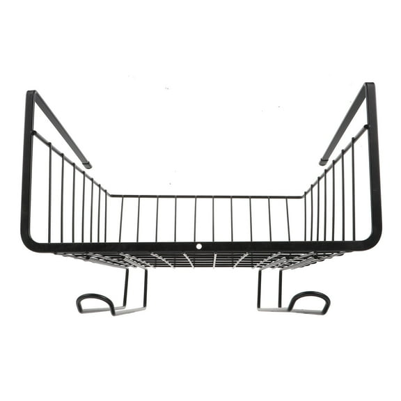 WORGEOUS 3-Piece Under Shelf Wire Basket Set with Tissue Holder, Kitchen Cabinet Storage Organizer Rack for Pantry