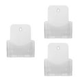 thumbnail image 1 of WORGEOUS 3pcs Wall Mount  Office Brochure Rack Clear Acrylic Brochure Holder Transparent Literature Display Stand for A5 Flyers Magazines Pamphlets, 1 of 8