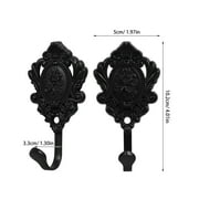 WORGEOUS 4 PCS Vintage Towel Hooks Wall Hook Hook Decorative Key Holder Robe Key Hat Clothes Hooks Wall Decorations Ornaments