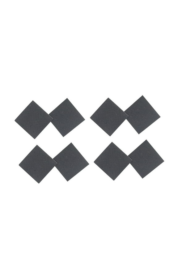 4Pairs Wear Resistant Black Shoe Pads for Noise Reduction and Grip