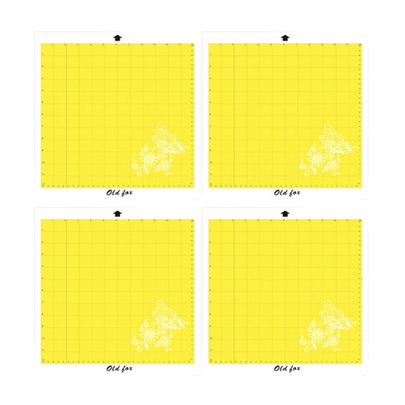 Mobutofu Grip Mat For Teachers And Students 4Pcs 11.8x11.8in