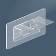 thumbnail image 1 of Raindrops Shelf Pin Cabinet Pegs Transparent 4Pcs Shelves, 1 of 8