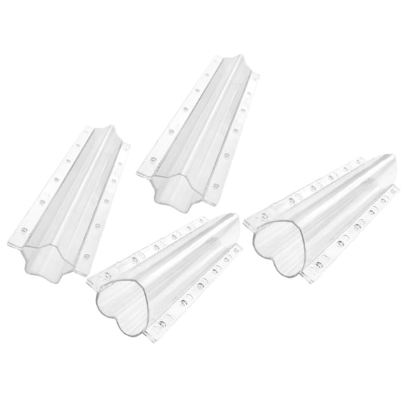 GOOHOCHY Vegetable Star Heart Shaped Acrylic 4Pcs 7.9x2.6in Garden Use