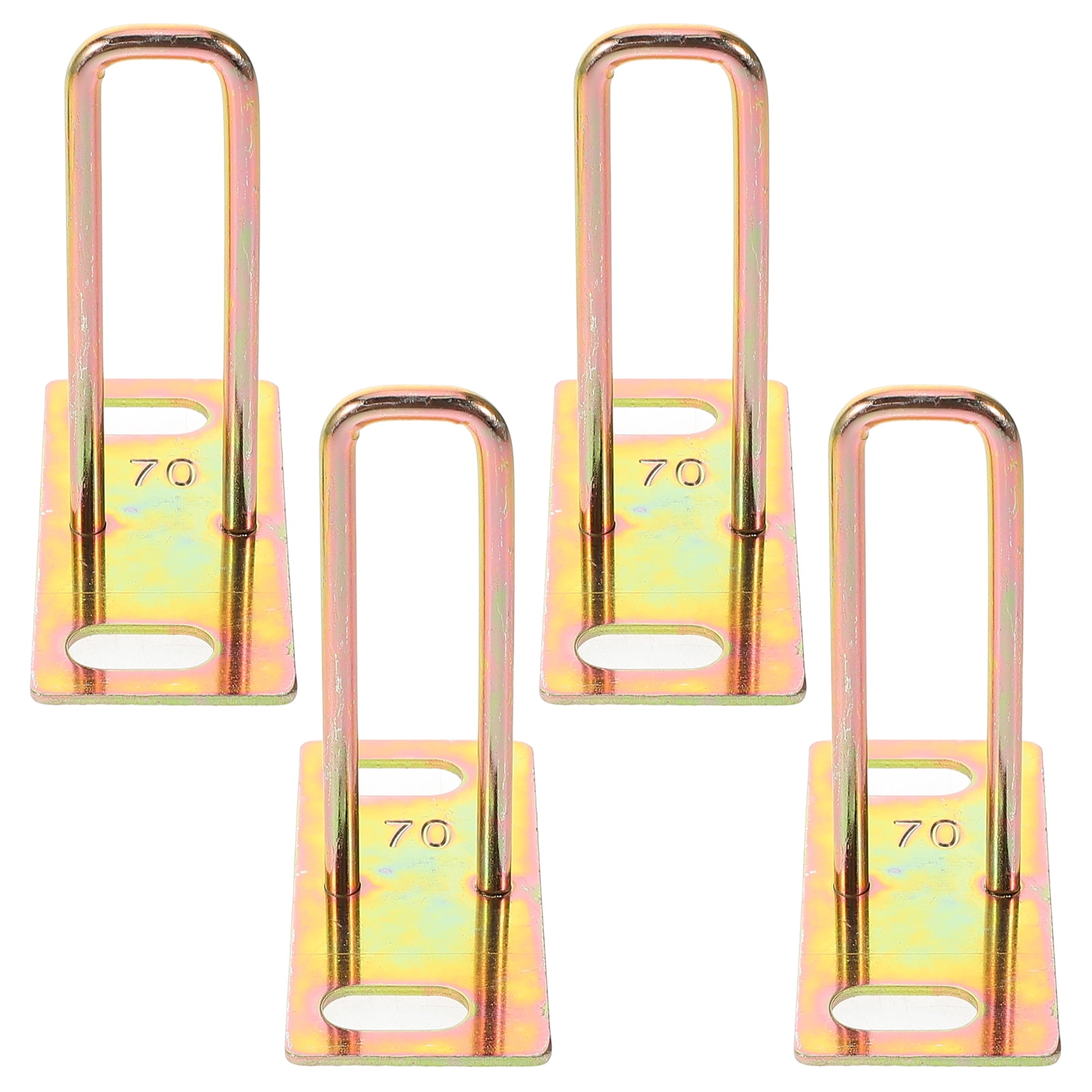 WORGEOUS 4 Pcs Electric Vehicle Seat Lock for Motorcycle Scooter