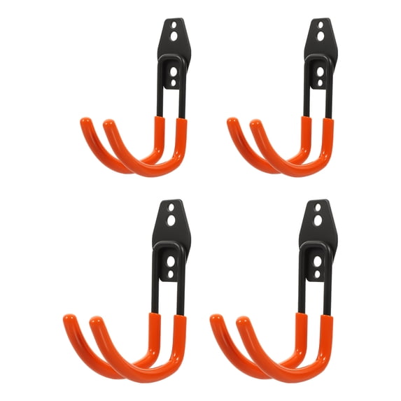WORGEOUS 4 Pcs Garage Hook Garden Tool Organizer Household Storage