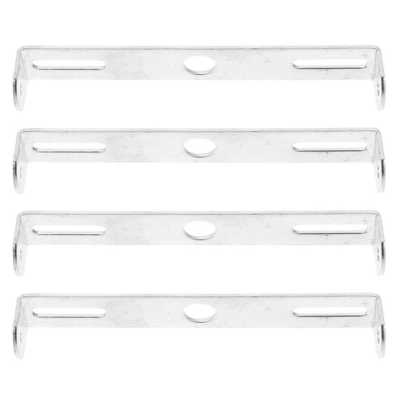 WORGEOUS  4 Pcs Hanging Plate for Light Ceiling Fan Bracket Mount Kit Silver