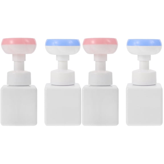Mobutofu Lightweight Reusable Travel Pump Bottles for Shower Gels 4Pcs
