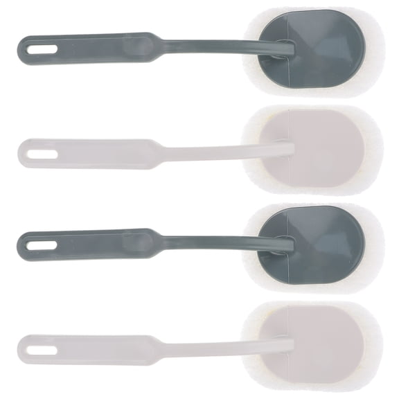 WORGEOUS 4 Pcs Waist-retracting Button Outlet Cleaning Brush