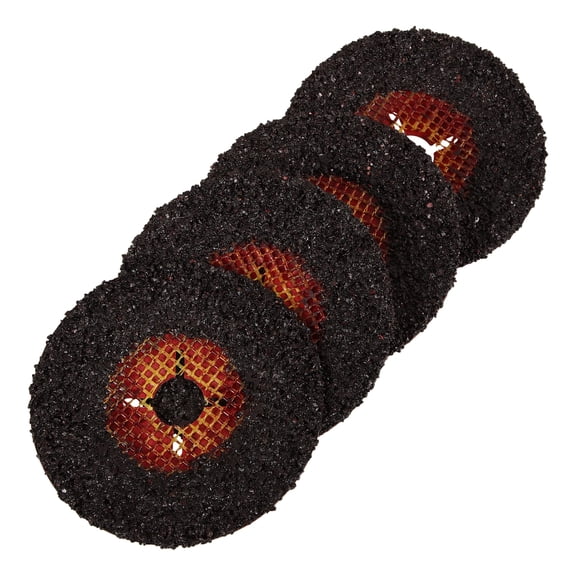 WORGEOUS 4 Pcs Wire Sanding Discs Rust Removal Steel Paper Disc 12.00X12.00X1.00CM