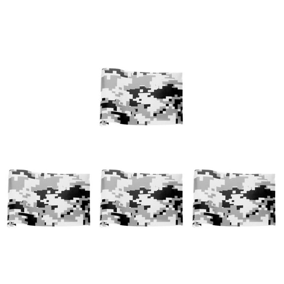 WORGEOUS 4 Rolls Camouflage Viny Wrap Sticker Sheet Film Diy Decal Car Auto Motorcycle Vehicle Self Adhesive Truck Peel And Stick