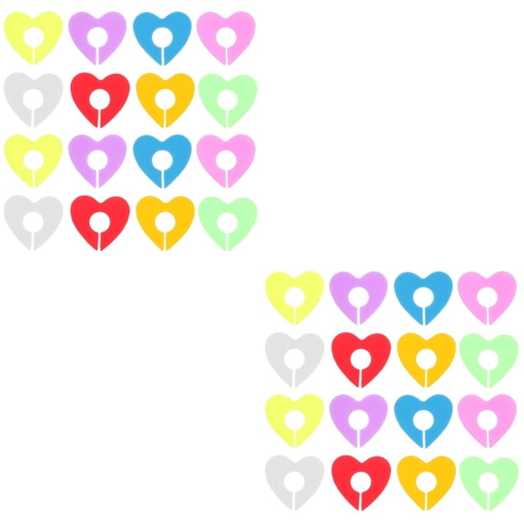 WORGEOUS 4 Sets 16 Pcs Wear-resistant Glass Markers Supplies Cup Signs