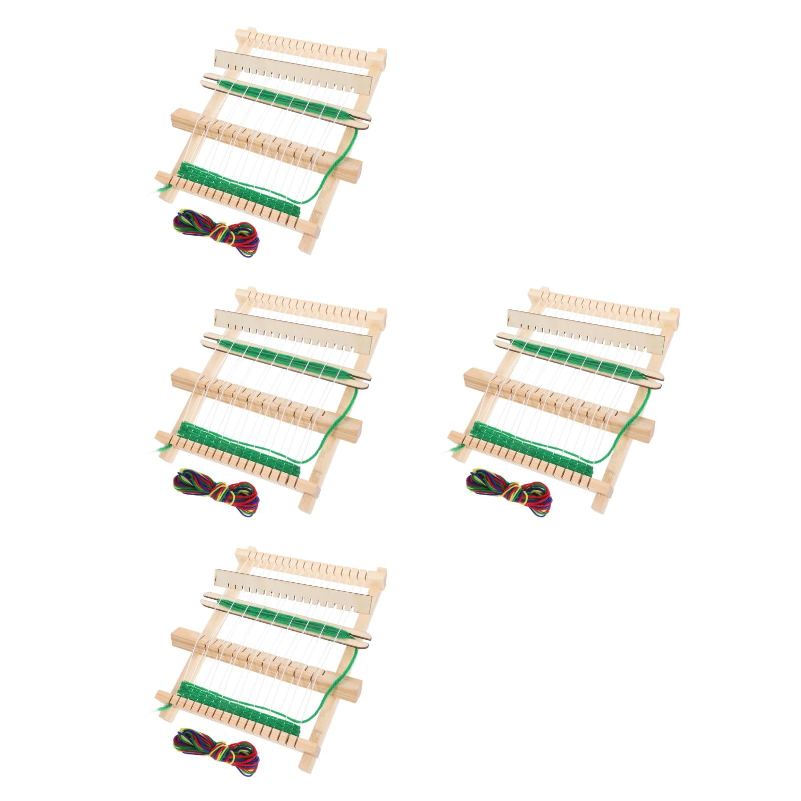 FUEENIRVA Fabric Weaving Machine User Friendly Operation For Crafting Enthusiasts 4Set 8.3x6.5x0.6In