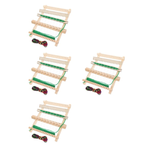 FUEENIRVA Fabric Weaving Machine User Friendly Operation For Crafting Enthusiasts 4Set 8.3x6.5x0.6In