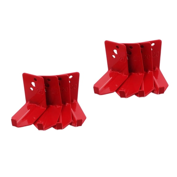 WORGEOUS 4 Sets Wall Mount Bracket for Fire Extinguishers 20 lbs Fire Extinguisher Mounting Holder Fits Large Small Dry Chemical and Water Extinguishers