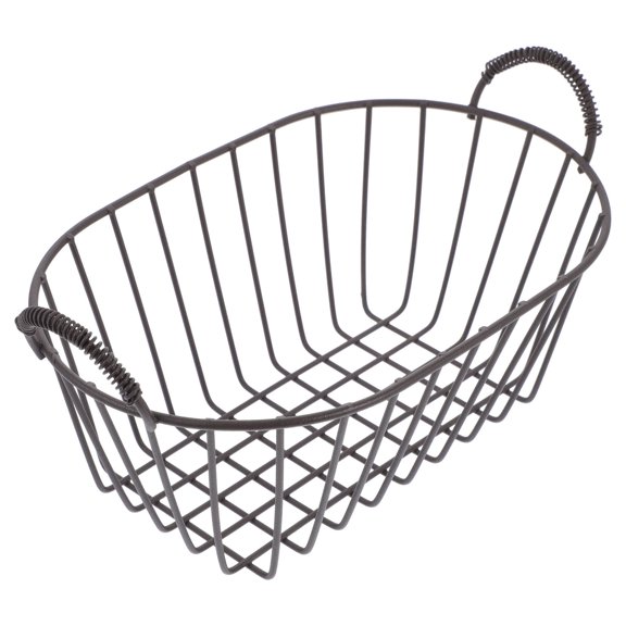 WORGEOUS 4-Piece Iron Desktop Storage Baskets for Household Sundries and Office Organization Containers