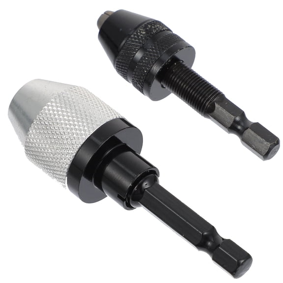 WORGEOUS 4 pcs Mini Drill Chuck Electric Drill Bits Fixture Tools Change Converter