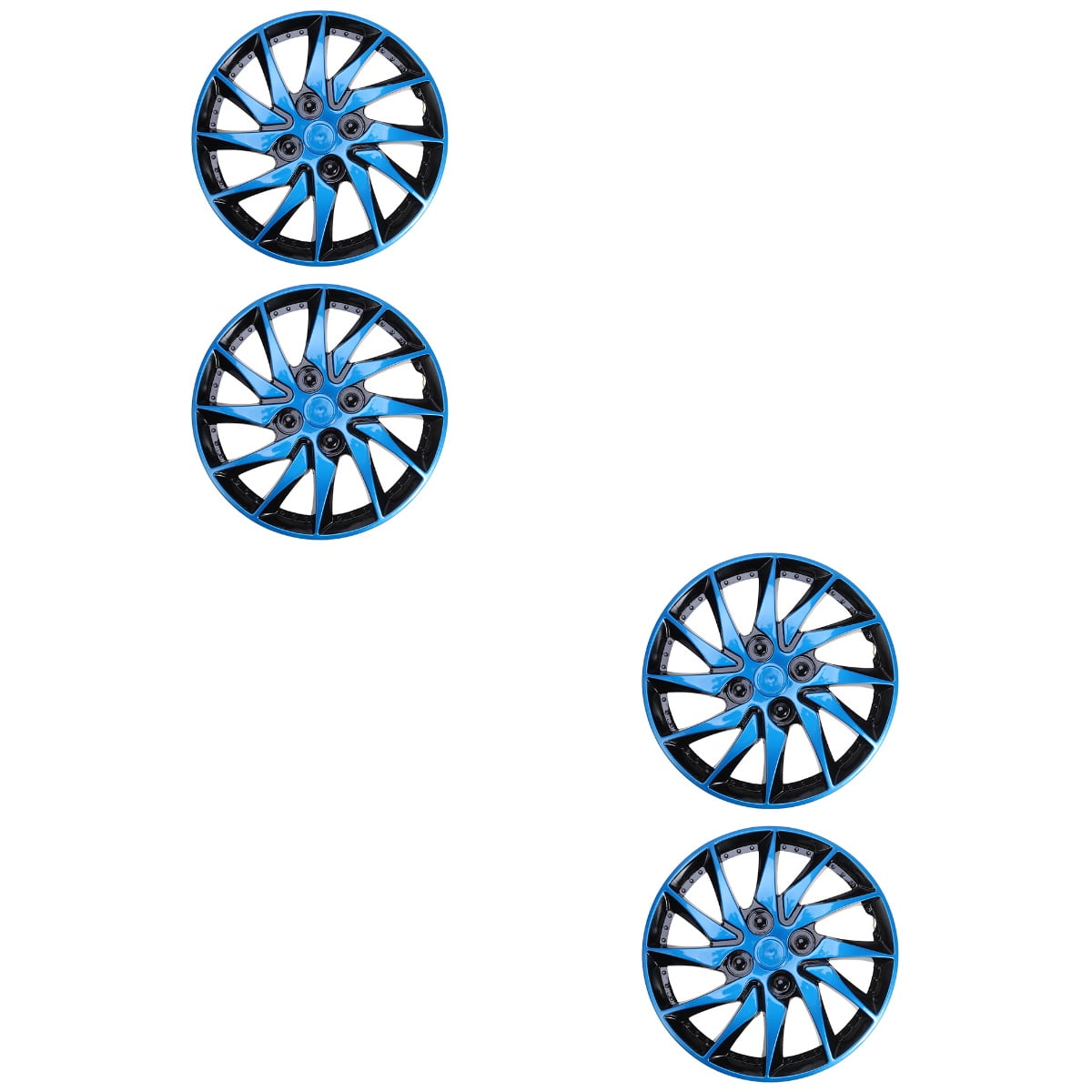 WORGEOUS 4 pcs  Performance Wheel Cover 14 inch Plastic Hub Wheel Caps Replacements