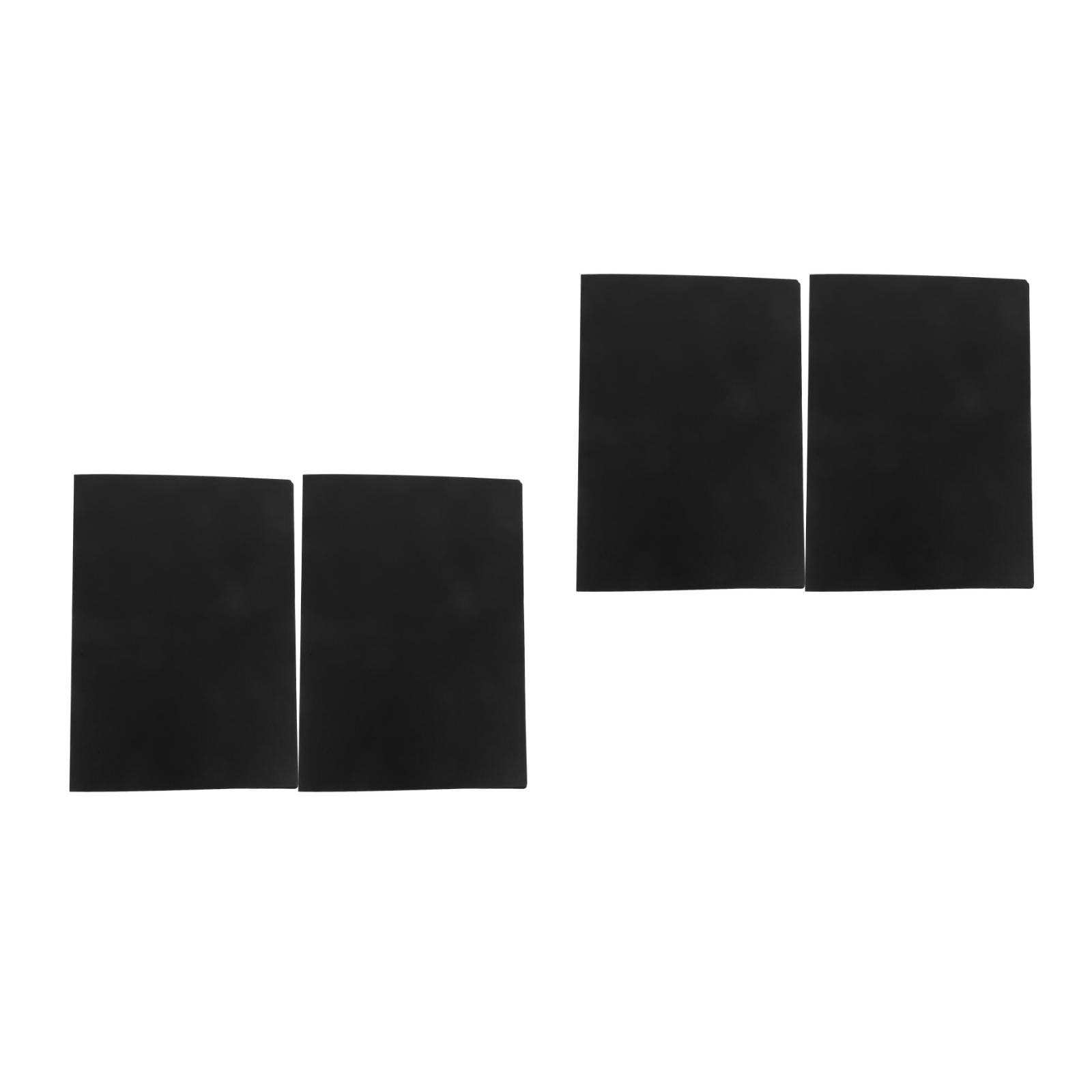 WORGEOUS 4 pcs Plastic A4 Black File Folder For Music Sheets Music ...