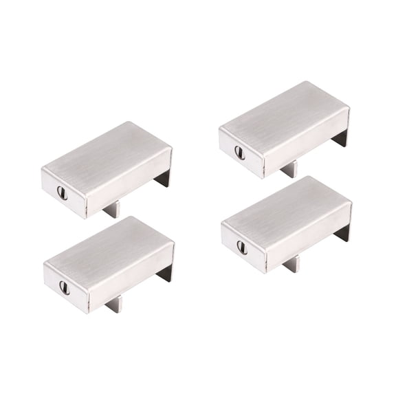 WORGEOUS 4 pcs Sliding Window Security Locks with Keys Stainless Steel Window Lock