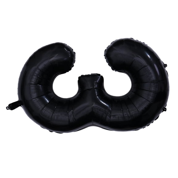 WORGEOUS 40 Inch Party Balloons Number Black Prom Decorations Lovers