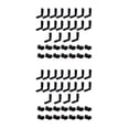 thumbnail image 1 of WORGEOUS 40 Pcs 1 Set L-Shape Inside Corner Connectors Joint Brackets with Screws (Black), 1 of 8