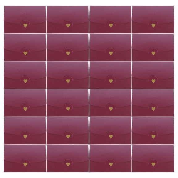 WORGEOUS 40-Pack Red Affirmation Greeting Cards with Envelopes, Small 10.5x7 cm Inspirational Message Cards Set