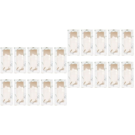 WORGEOUS 40 Pcs Cake Roll Packaging Box Dessert Storage Box Cake Roll Container Cake Decor