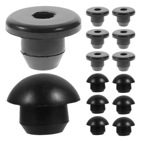 WORGEOUS 40 Pcs Jack Oil Plug Pump Water Hydraulic Bottle Lifting Motorhome Car Black