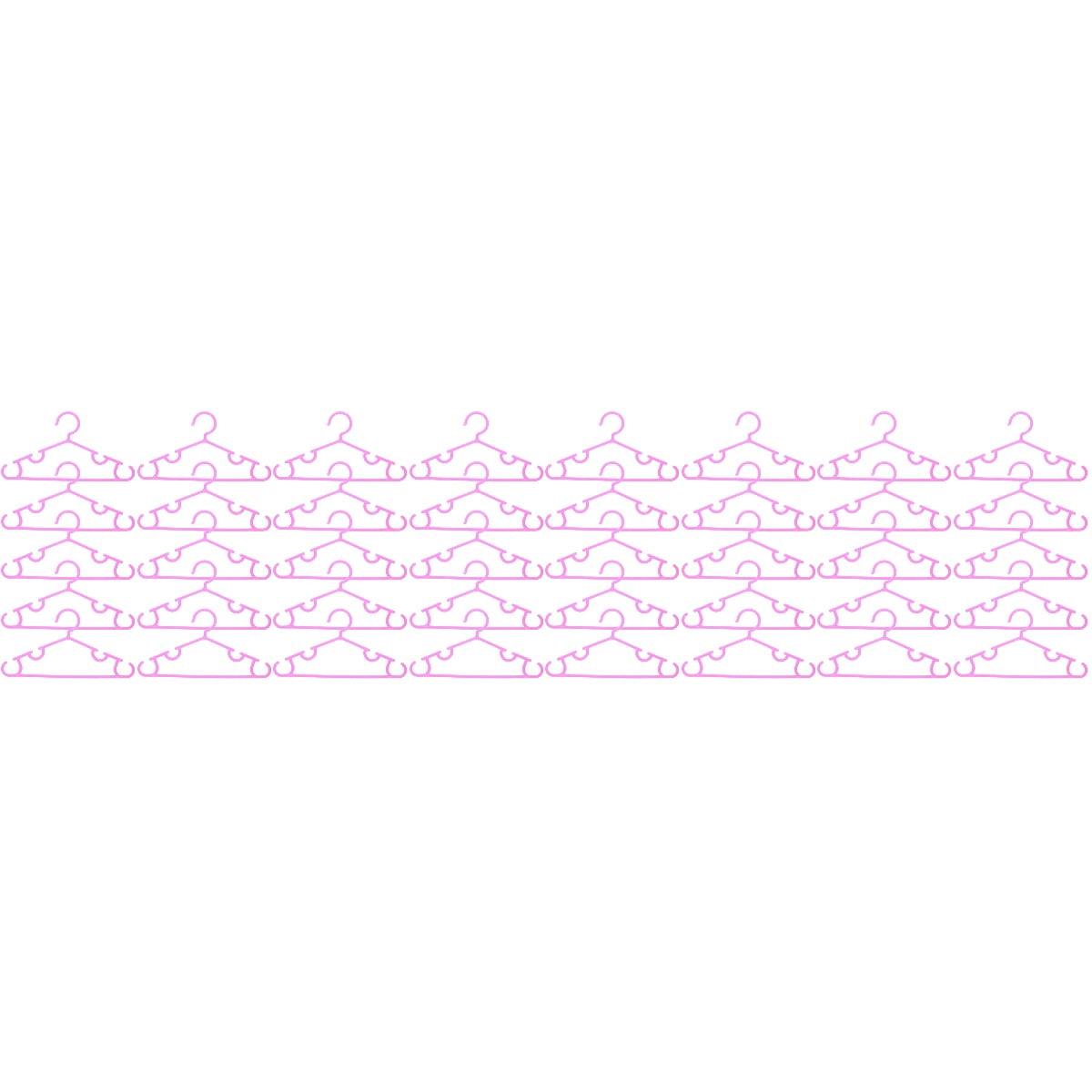 WORGEOUS 40 pcs Kids Clothes Hangers Cute Cloth Hangers Clothes Hanging ...