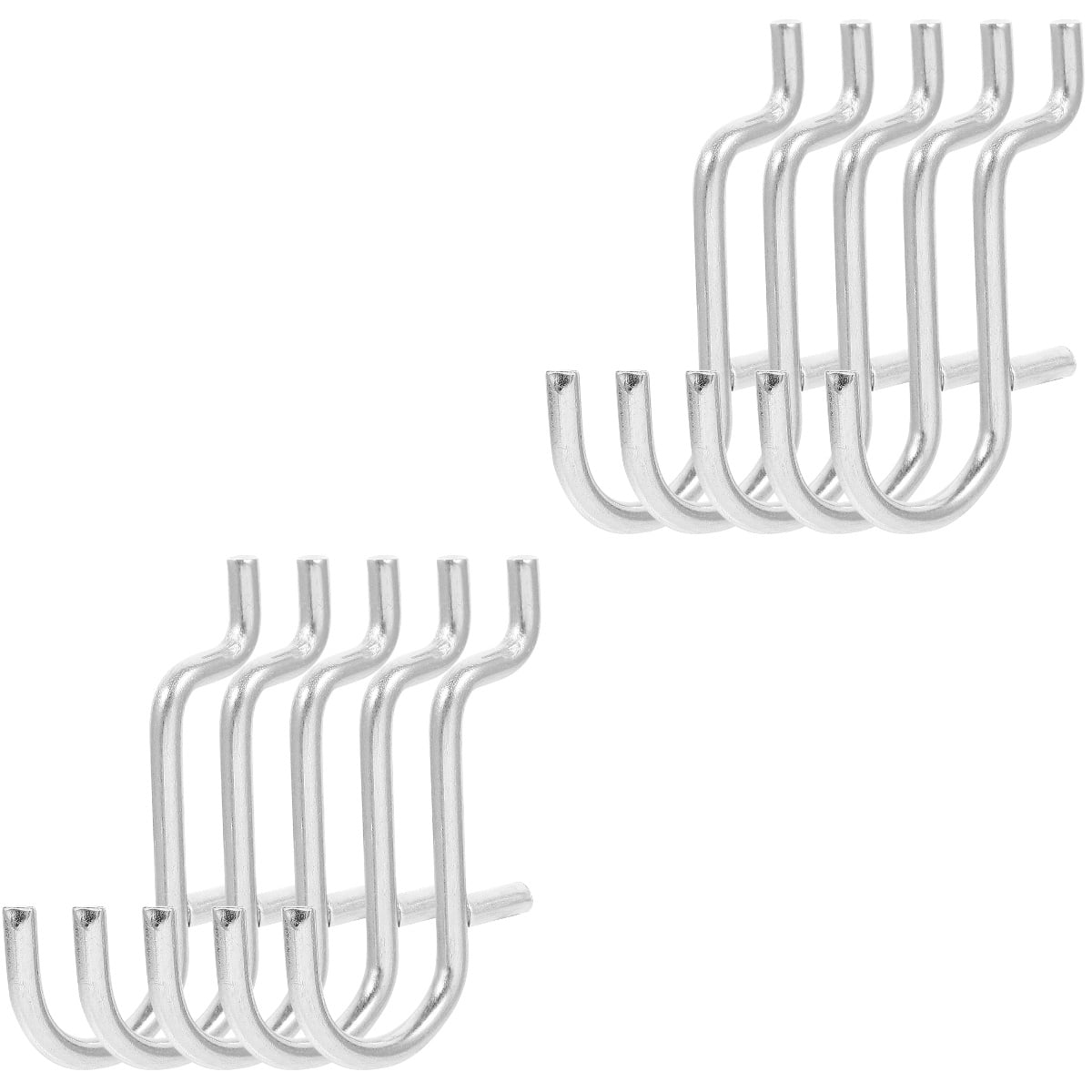 TABLZONE Heavy Duty Metal Pegboard Hooks - Storage Organizer for Home, Garage, Workshop Use