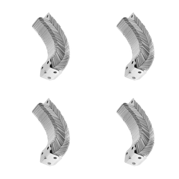 WORGEOUS 400 PCS Corner Braces L Brackets Connectors Heavy Duty Metal 90 Degree Wide Corner Bracket Joint Fastener for Wood Furniture Window Cabinet Table