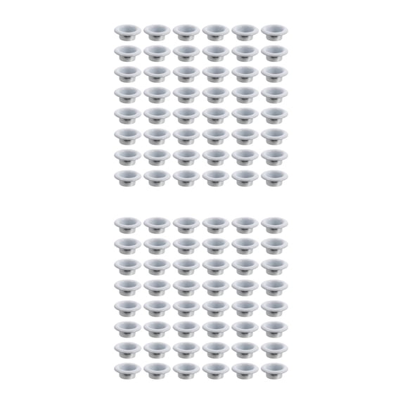 YSNOOWE White Metal Eyelets Grommets Set 400Pcs for DIY Crafts Projects