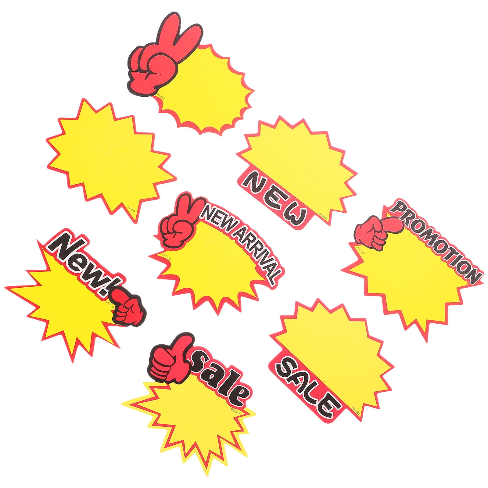 WORGEOUS 400Pcs Supermarket Retail Price Signs Mini Size For ...