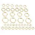 thumbnail image 1 of WORGEOUS 40Pcs Professional G1/8 G1/4 /8 G1/2 /4 G1 Series Hexagonal Screw Nut Set Socket Head Screws Lock Nuts Assortment Kit (Golden), 1 of 8