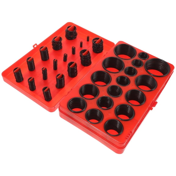 WORGEOUS 419-Piece Electrical Gasket Ring Assortment Kit with Insulation Washer Seals for Air Conditioning, Automotive, Boat, RV - Blue