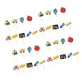 thumbnail image 1 of GOOHOCHY Cake Decorations Multi 45Pcs 3.54X2.16X0.08in, 1 of 8